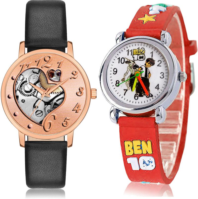 Analog Watch - For Women Love 2 Watch Combo For Women And Girls - GM371-GC120