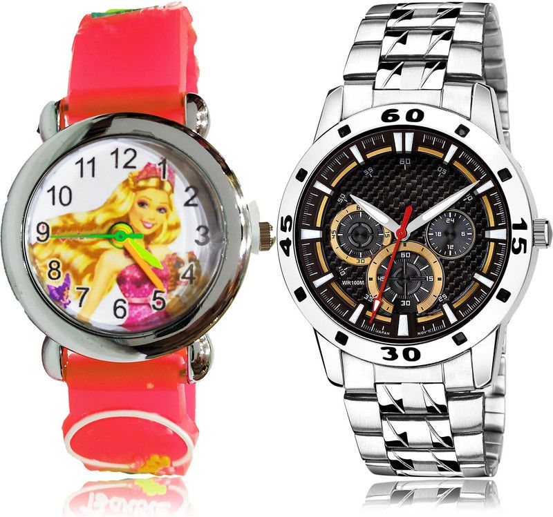 Analog Watch - For Boys Contemporary Love 2 Watch Combo For Boys And Men - BK76-(72-S-19)