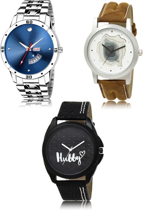 New latest Designer Combo of 3 Analog Watch - For Men 105-09-31