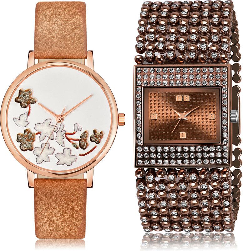 Analog Watch - For Women Contemporary Fashion 2 Watch Combo For Women And Girls - GM503-GL289