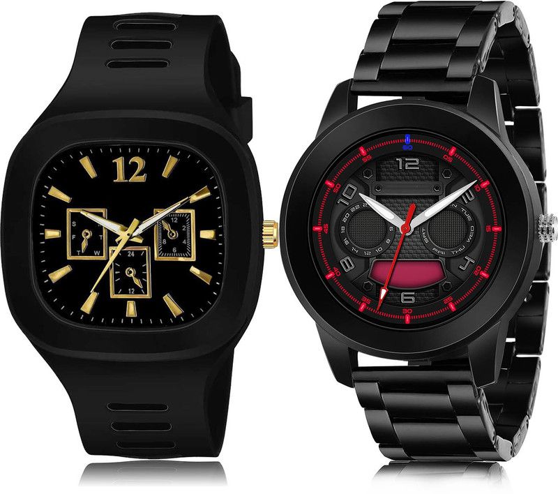 Analog Watch - For Men Brand New Royal 2 Watch Combo For Boys And Men - BC45-(59-S-20)
