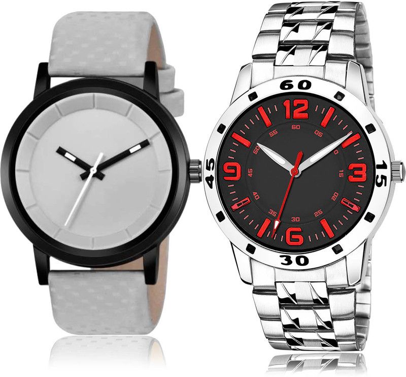 Analog Watch - For Men Best 3D Design 2 Watch Combo For Boys And Men - BM5-(47-S-19)