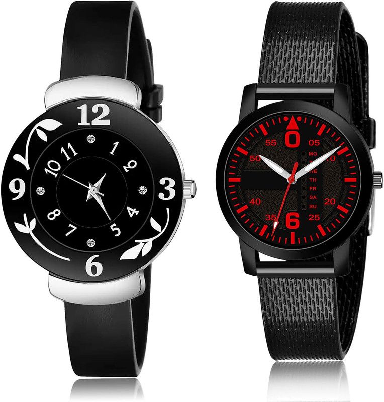 Analog Watch - For Girls Modish Present 2 Watch Combo For Women And Girls - G24-(25-L-10)