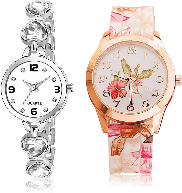 Analog Watch - For Girls Contemporary Stylish 2 Watch Combo For Women And Girls - G661-G305