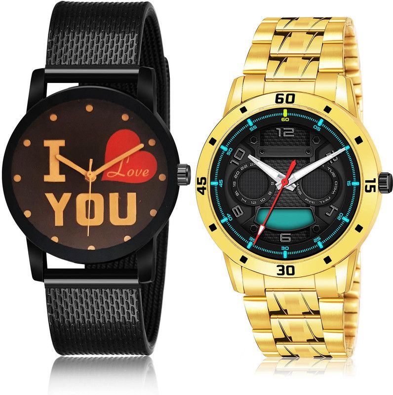 Analog Watch - For Men Latest Quartz 2 Watch Combo For Boys And Men - BRM13-(58-S-21)