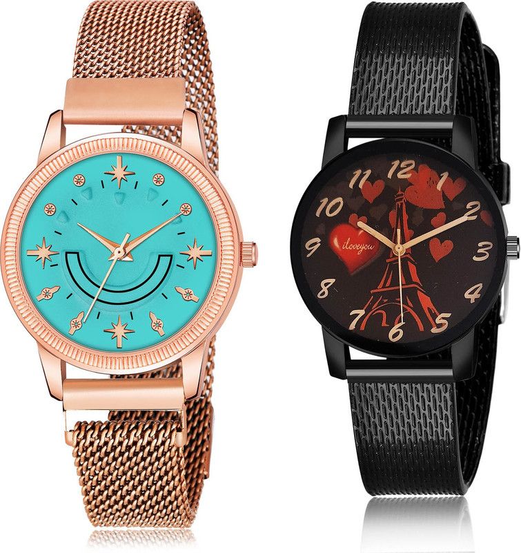 Analog Watch - For Women Modish Traditional 2 Watch Combo For Women And Girls - GW69-G533