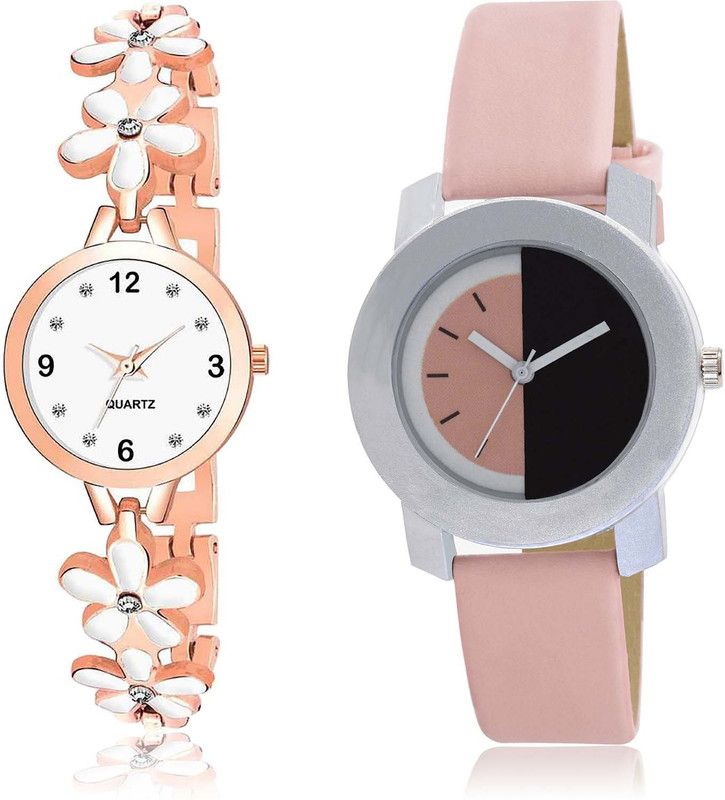 combo watch Analog Watch - For Women Classical Fashion Flower Combo Watch For Girls And Women - G462-G400
