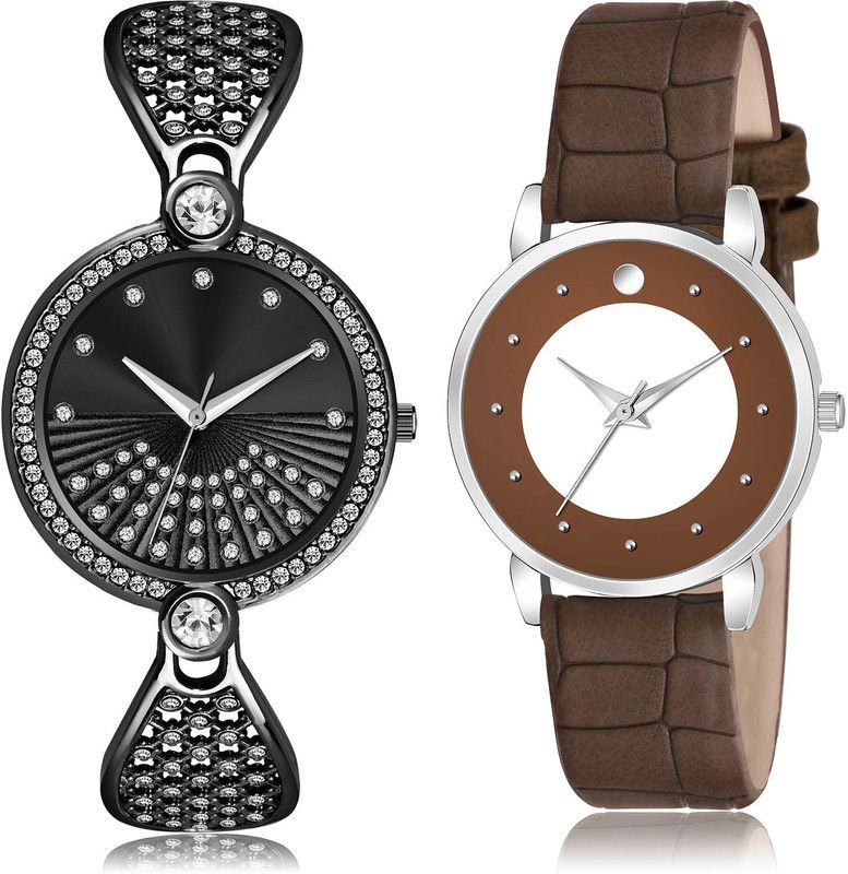Analog Watch - For Girls Contemporary Collegian 2 Watch Combo For Women And Girls - GM247-GM338