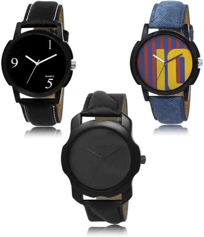 New latest Designer Combo of 3 Analog Watch - For Men -06-10-22