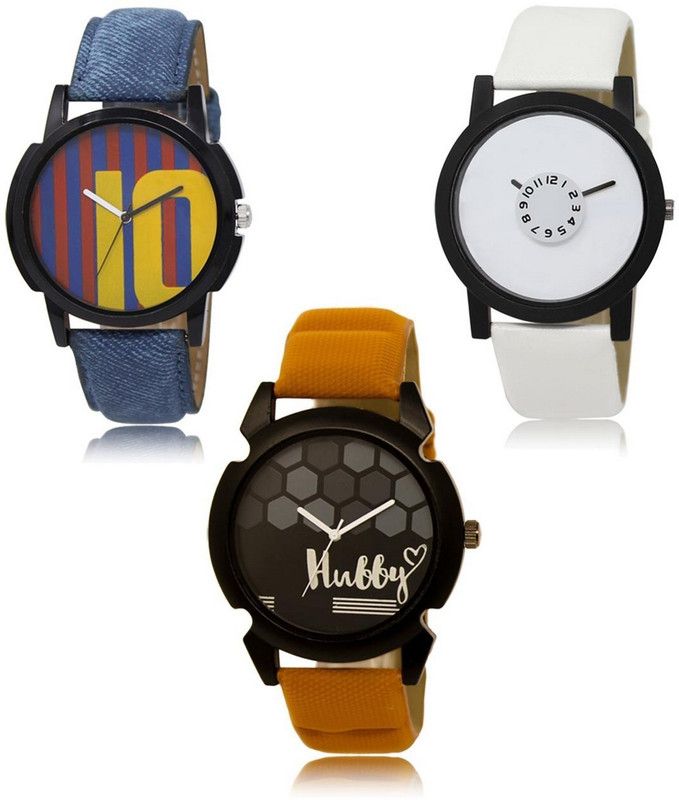 New latest Designer Combo of 3 Analog Watch - For Men LR-10-26-32