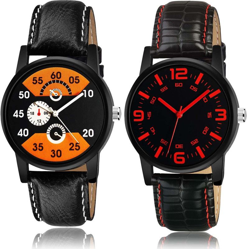 combo watch Analog Watch - For Men Classical Fancy Watch - B826-B695 (Combo Of 2 )