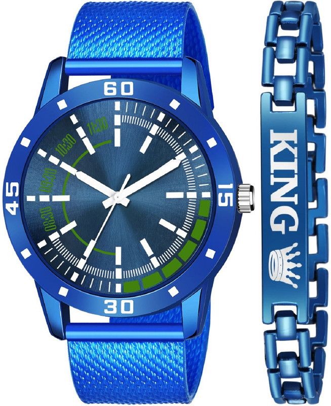 Analog Watch - For Men R-194| New Cruzer Combo King Wristlet