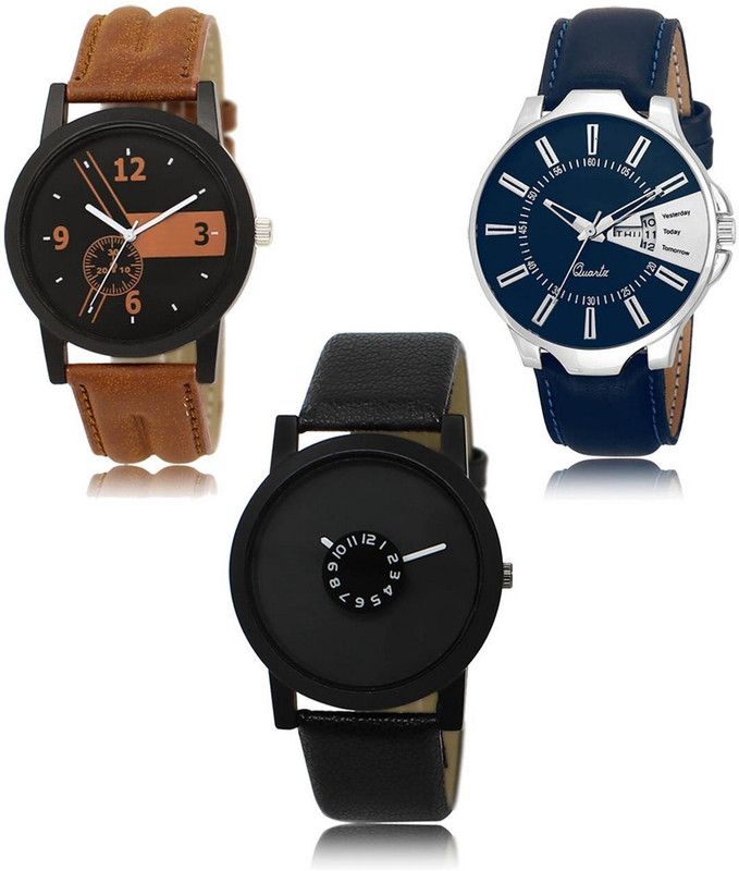 New latest Designer Combo of 3 Analog Watch - For Men LR-01-23-25