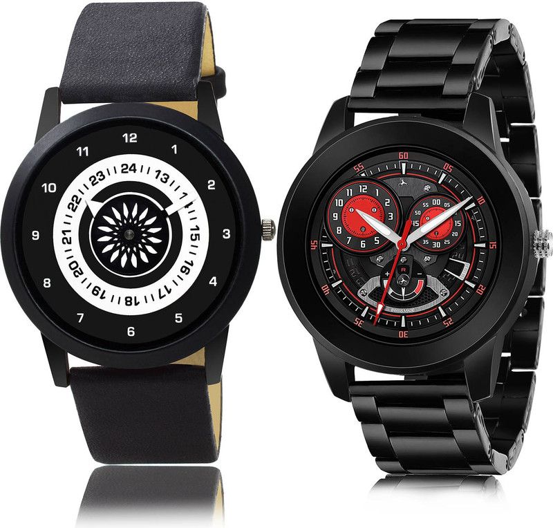 Analog Watch - For Men Brand New Technology 2 Watch Combo For Boys And Men - B386-(37-S-20)