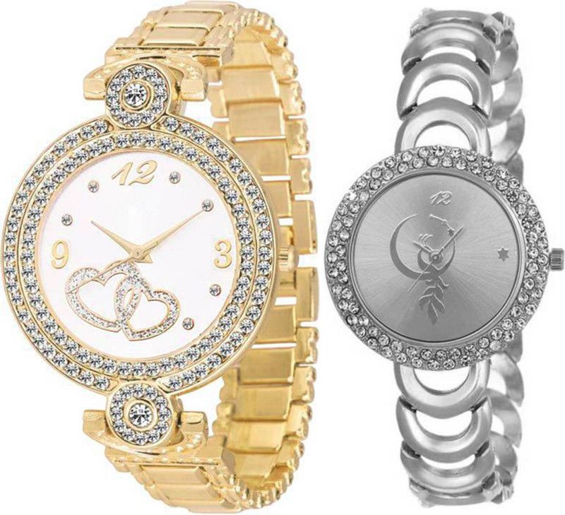 Analog Watch - For Women New Diamond Studded Part-Wedding Adition BB-07134