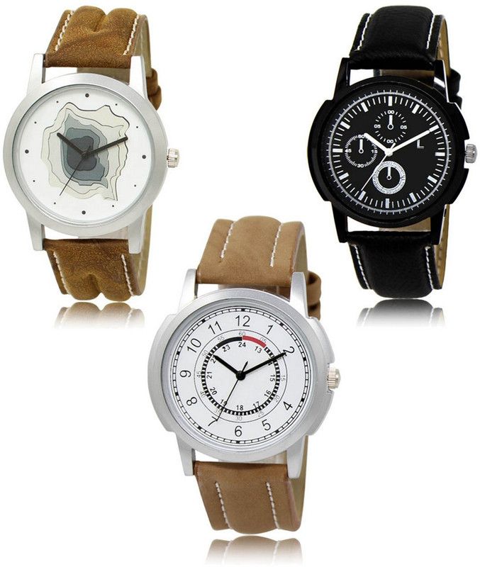New latest Designer Combo of 3 Analog Watch - For Men LR-09-13-17