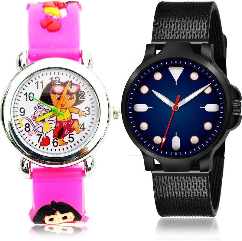 Analog Watch - For Boys New Analogue 2 Watch Combo For Boys And Men - BK196-(65-S-10)