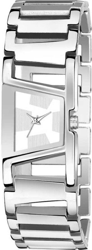 Analog Watch - For Women ATTRACTIVE STRAP SQUARE DESIGN WHITE DIAL WATCH FOR WOME