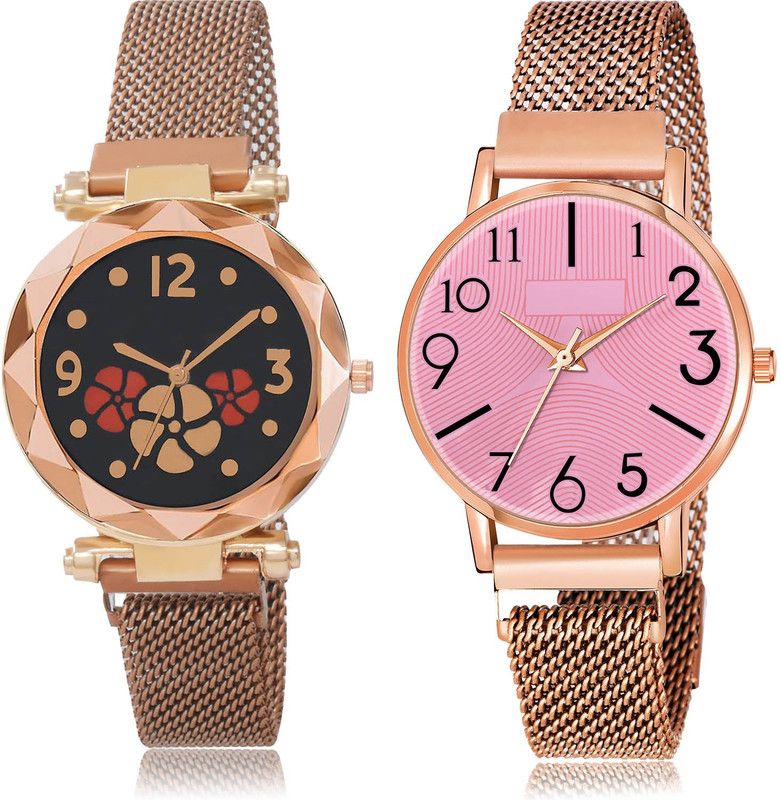 Analog Watch - For Women Modish Stylish 2 Watch Combo For Women And Girls - G653-GW62