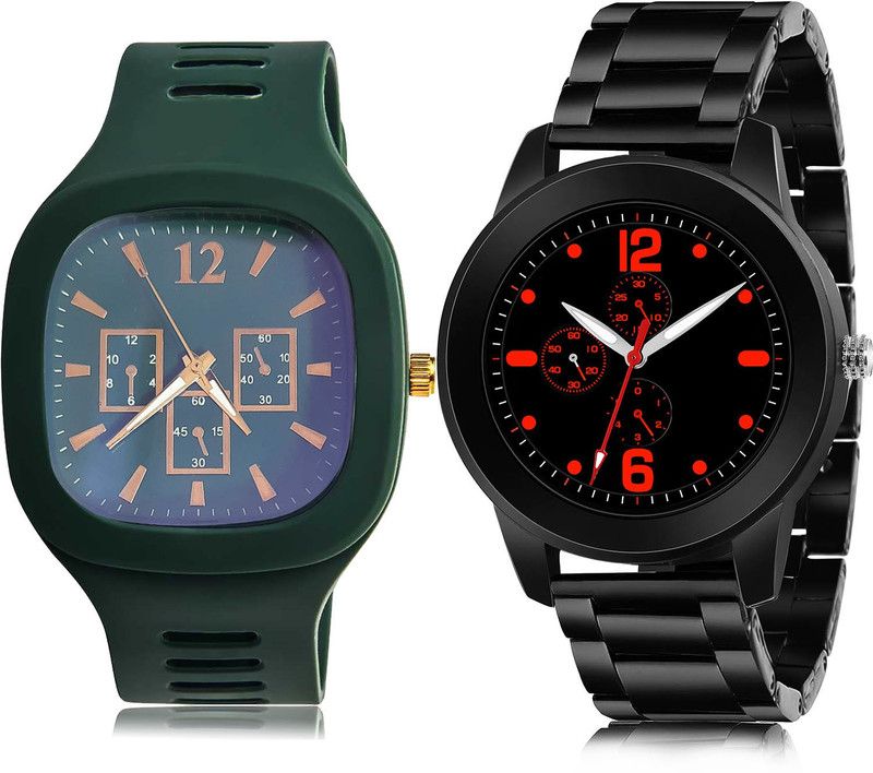 Analog Watch - For Men Classical Royal 2 Watch Combo For Boys And Men - BC47-(69-S-20)