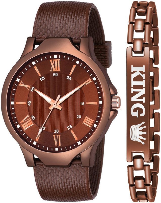 Analog Watch - For Men R-237| New Cruzer Combo King Wristlet