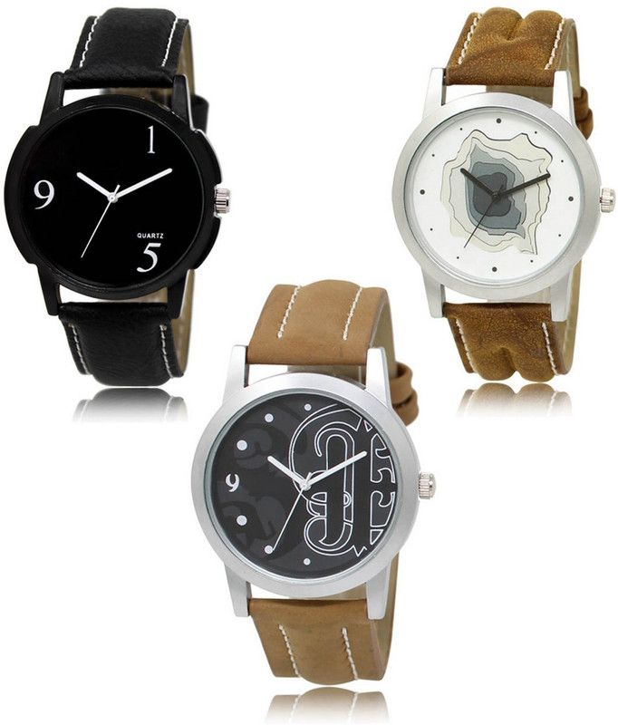New latest Designer Combo of 3 Analog Watch - For Men LR-06-09-14