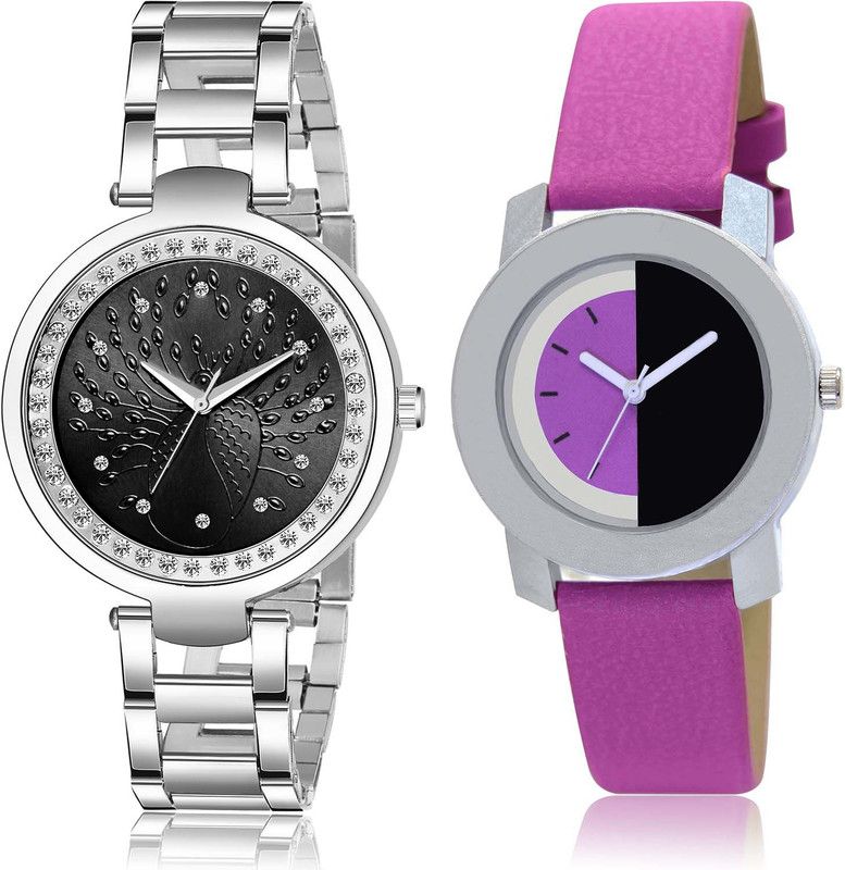 combo watch Analog Watch - For Girls New Quartz Chain Combo Watch For Girls And Women - GM206-G275