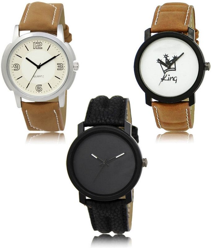 New latest Designer Combo of 3 Analog Watch - For Men LR-16-18-21