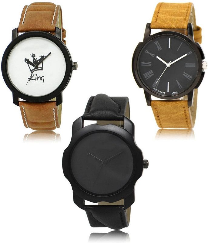 New latest Designer Combo of 3 Analog Watch - For Men LR-18-19-22
