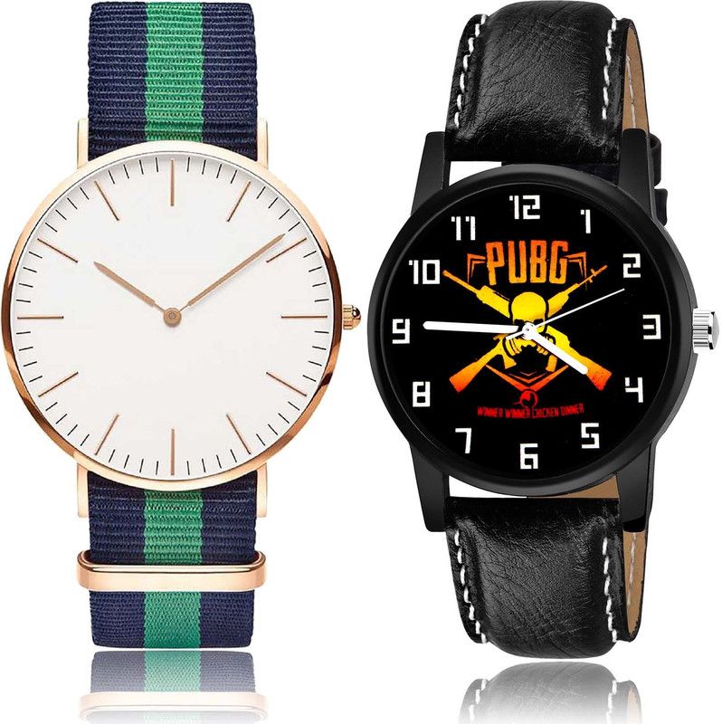 combo watch Analog Watch - For Boys Treading Technology Chronograph And Pubg Military Army Combo Watch For Boys And Men - BC4-B625