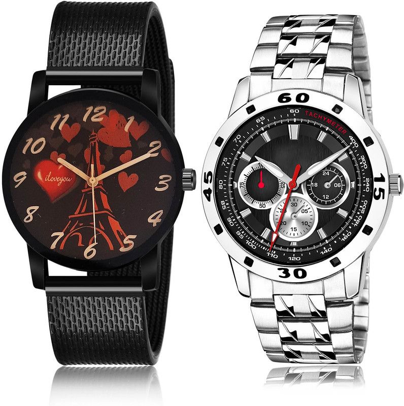 Analog Watch - For Men Brand New Fashion 2 Watch Combo For Boys And Men - BRM19-(14-S-19)