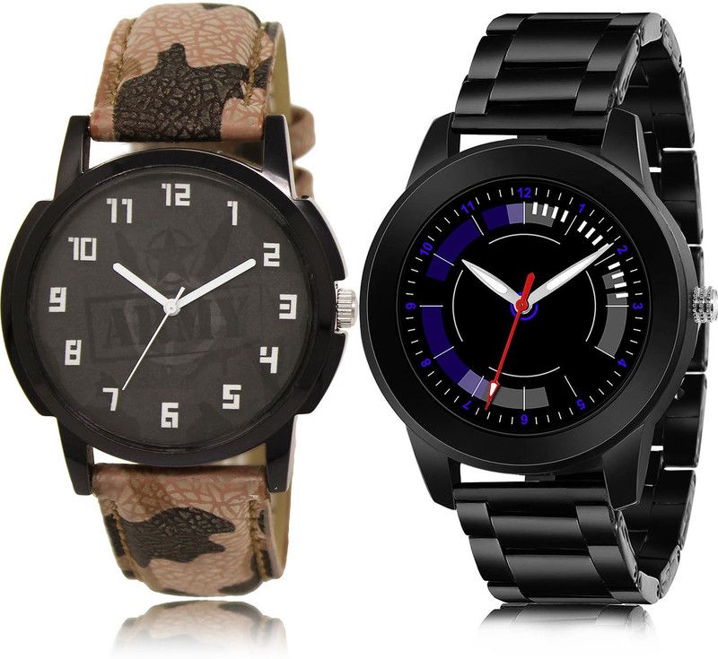 Analog Watch - For Men Latest Exclusive 2 Watch Combo For Boys And Men - BL46.3-(44-S-20)