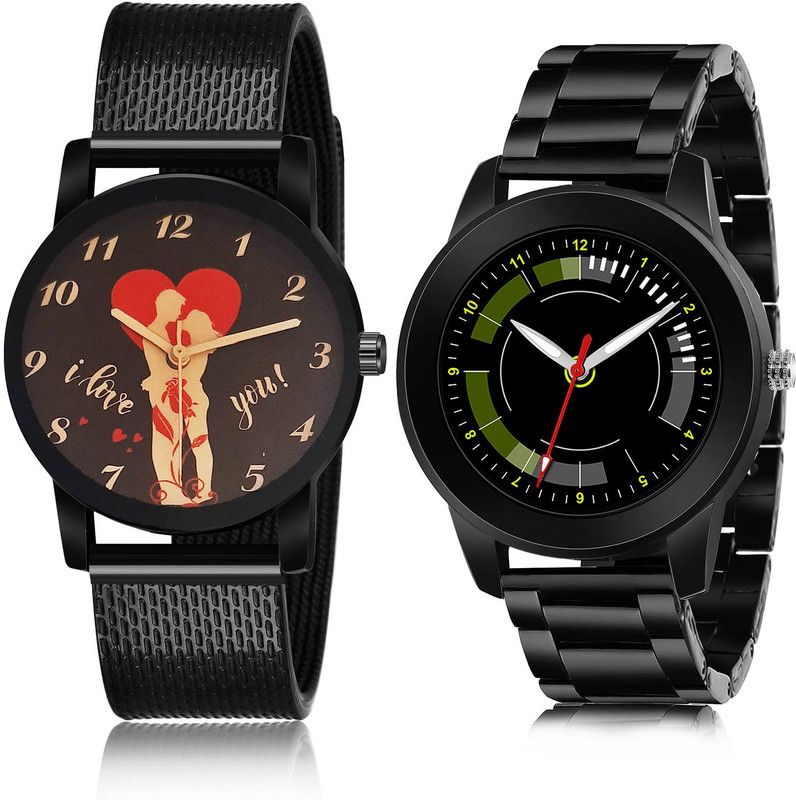 Analog Watch - For Men New Valentine 2 Watch Combo For Boys And Men - BRM9-(43-S-20)
