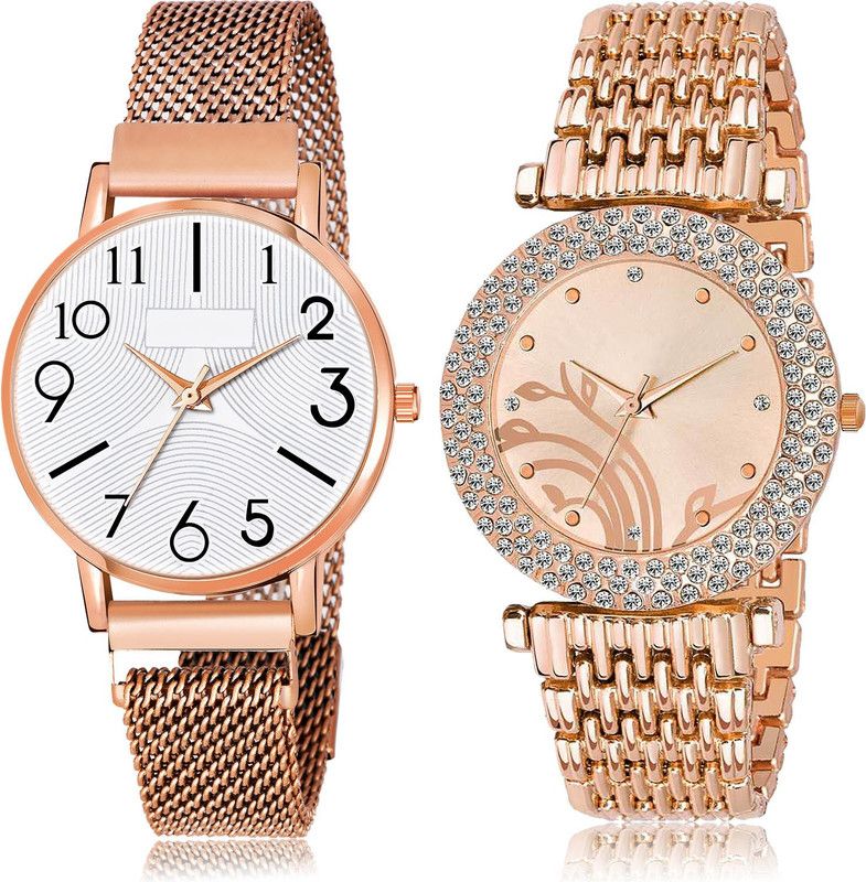 Analog Watch - For Women Contemporary Love 2 Watch Combo For Women And Girls - GW60-G575