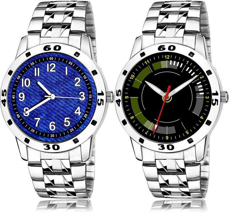 Analog Watch - For Men Modish Italian Designer 2 Watch Combo For Boys And Men - B795-(43-S-19)