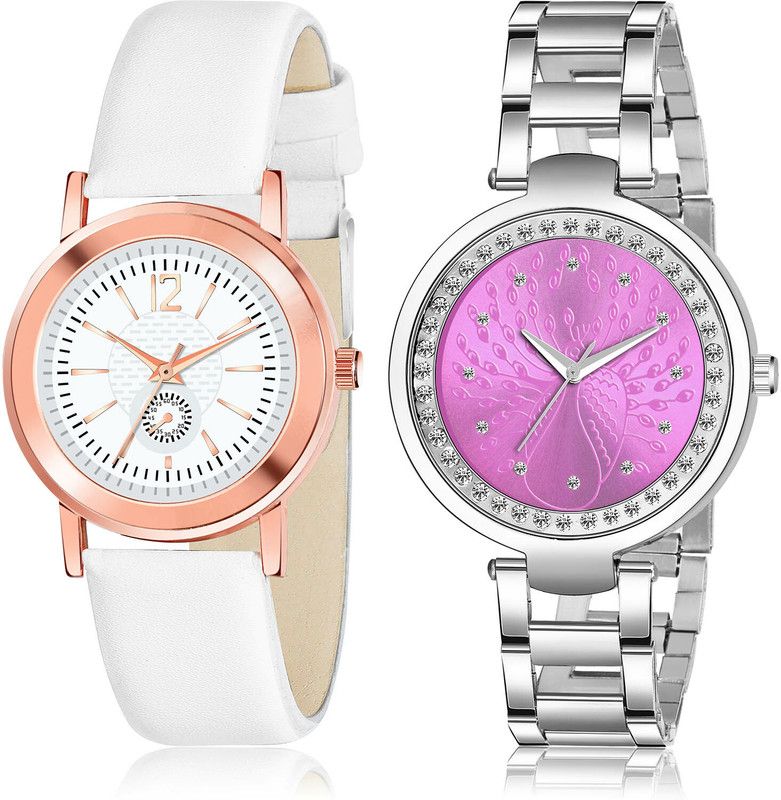 Analog Watch - For Girls New Quartz 2 Watch Combo For Women And Girls - GW8-GM208