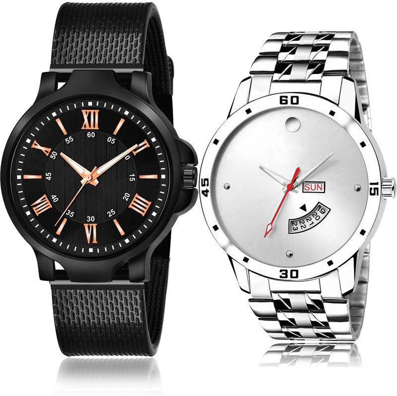 Analog Watch - For Men New Exclusive 2 Watch Combo For Boys And Men - BRM36-BL46.103