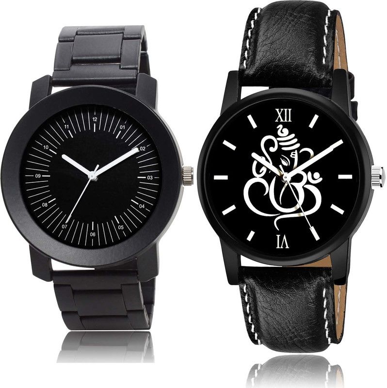combo watch Analog Watch - For Men & Women New Diwali Ganpati Combo Watch For Boys And Men - BO54-B27