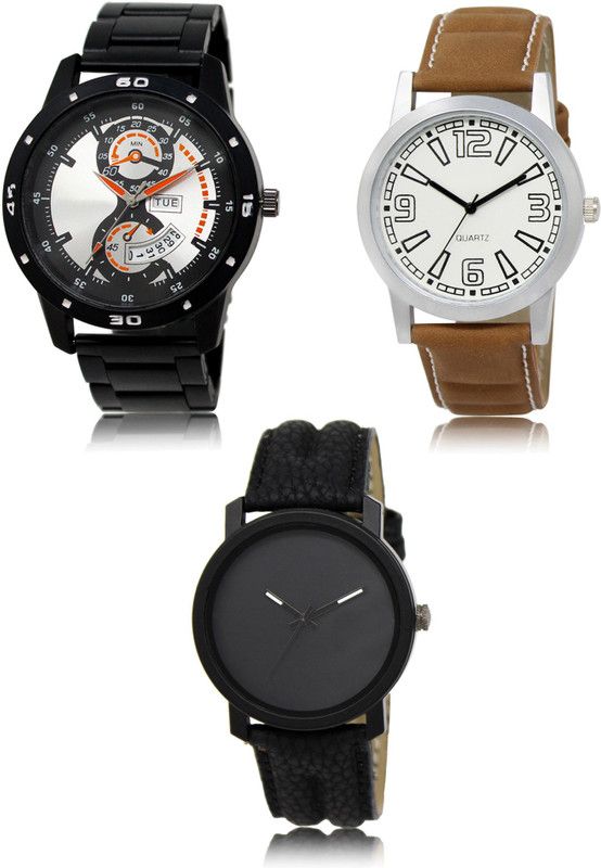 New latest Designer Combo of 3 Analog Watch - For Men 107-15-21