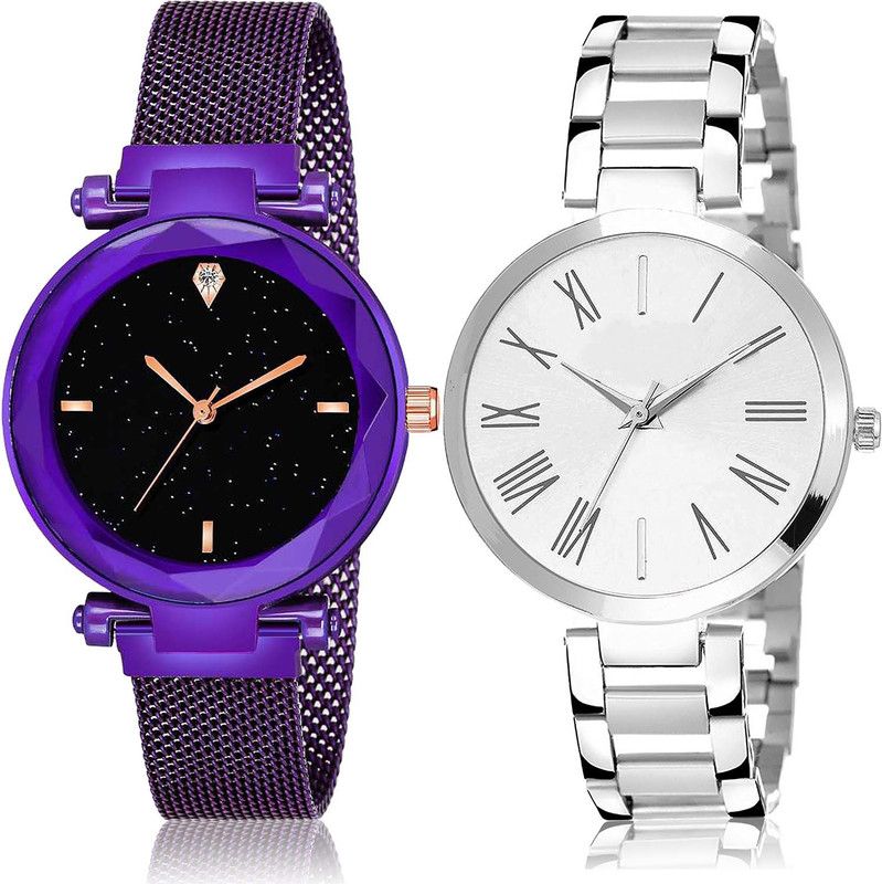 combo watch Analog Watch - For Girls Treading Branded Magnet Combo Watch For Girls And Women - GC3-G300