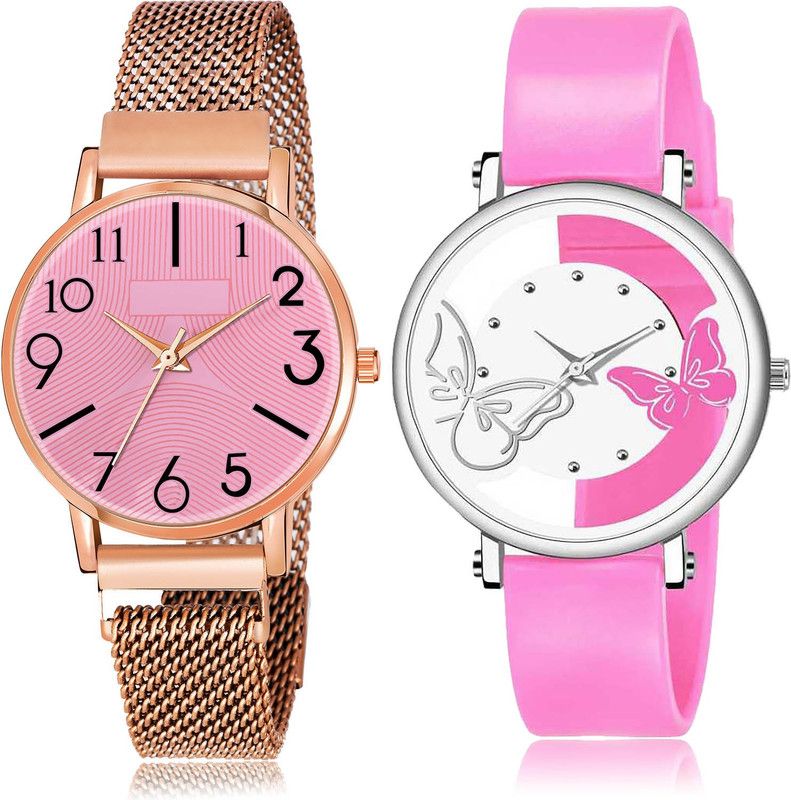 Analog Watch - For Women Classical Analogue 2 Watch Combo For Women And Girls - GW62-G556