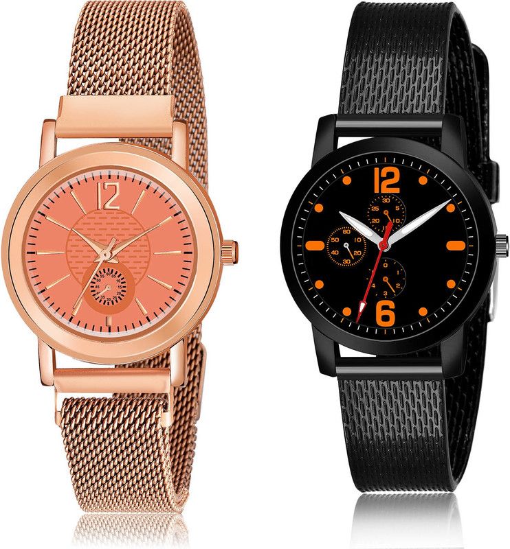 Analog Watch - For Girls New Luxury 2 Watch Combo For Women And Girls - GW40-(70-L-10)