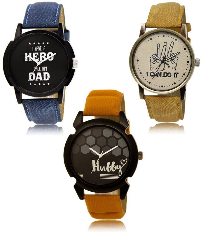 New latest Designer Combo of 3 Analog Watch - For Men -07-30-32