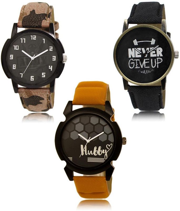 New latest Designer Combo of 3 Analog Watch - For Men LR-03-27-32