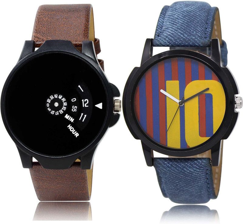 Analog Watch - For Men New Diwali Speedometer And Messi Football Combo Watch For Boys And Men - BO51-BL46.10