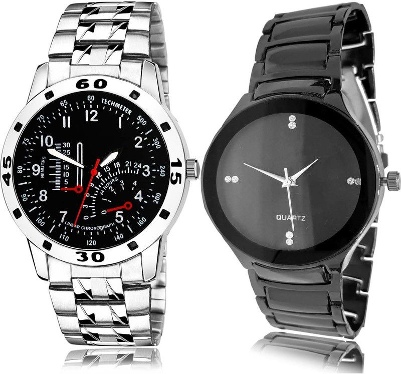 combo watch Analog Watch - For Boys Modish Valentine Chain Watch And Chain Watch - B907-B67 (Combo Of 2 )