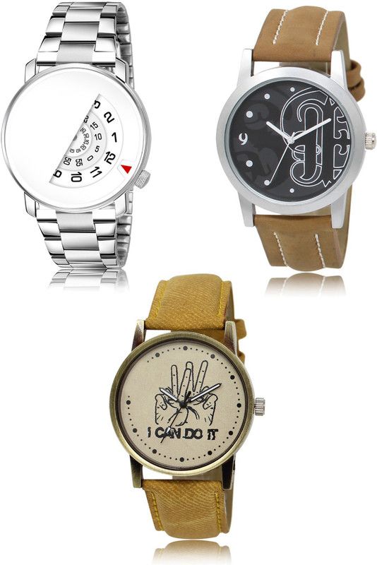 New latest Designer Combo of 3 Analog Watch - For Men 106-14-30