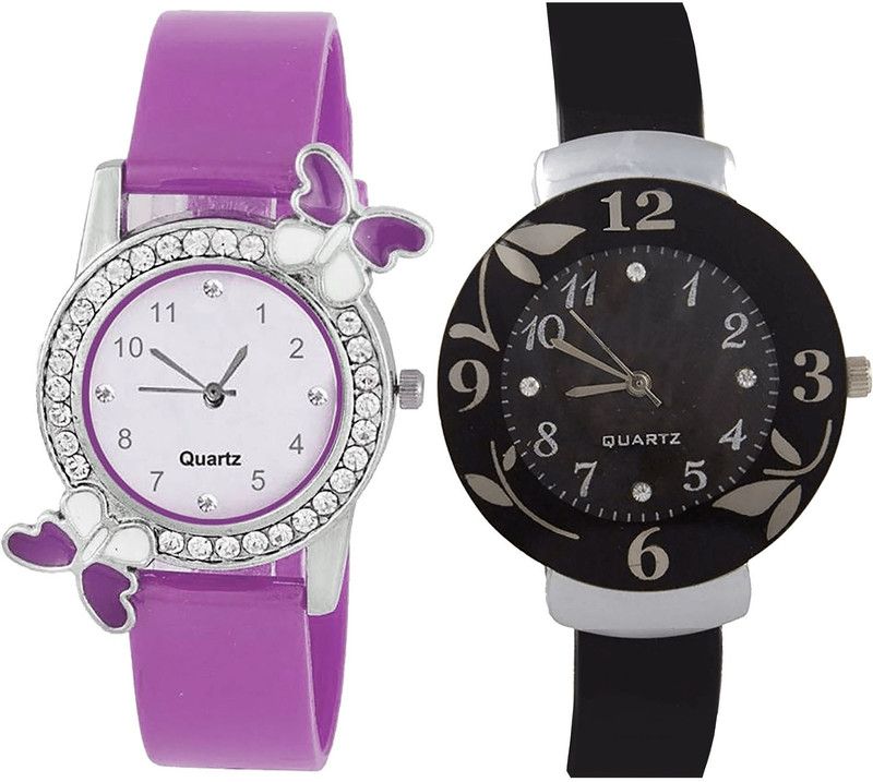combo watch Analog Watch - For Girls G100-G24 (Combo Of 2 )
