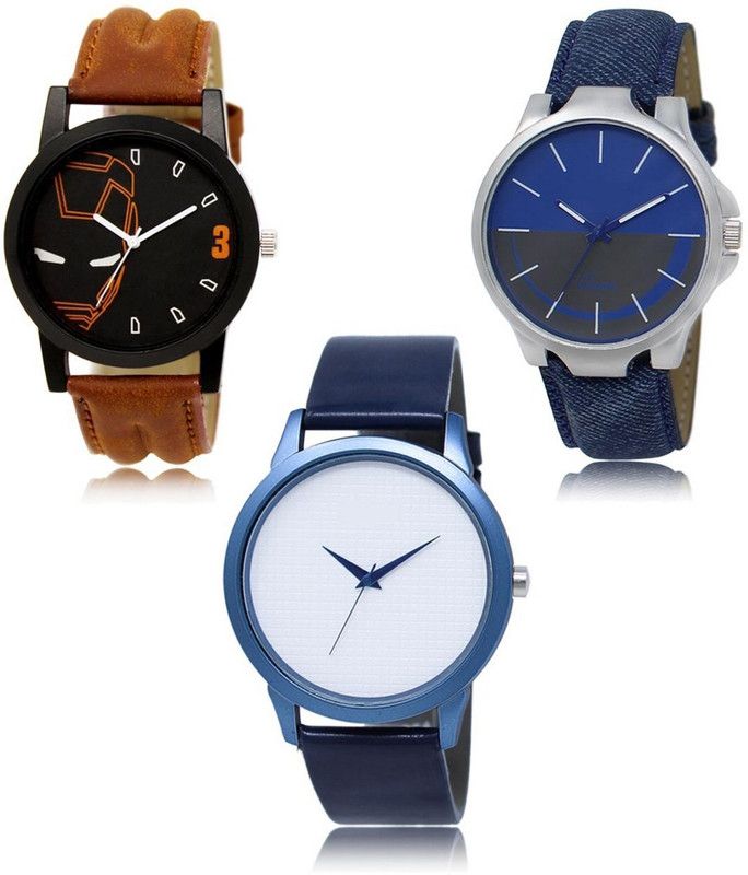 New latest Designer Combo of 3 Analog Watch - For Men LR-04-24-33