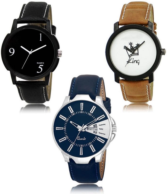 New latest Designer Combo of 3 Analog Watch - For Men LR-06-18-23